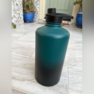 Teal and Black Insulated Water Jug 128 ounces